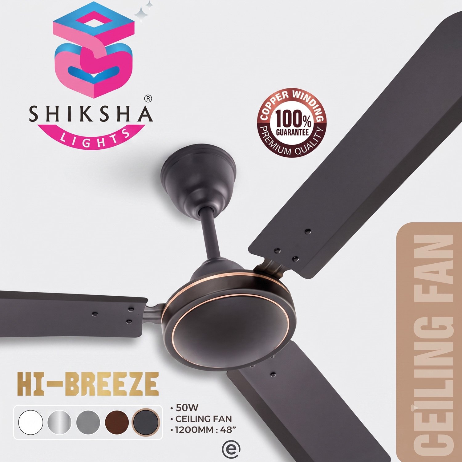 Cluster of Shiksha LED fixtures